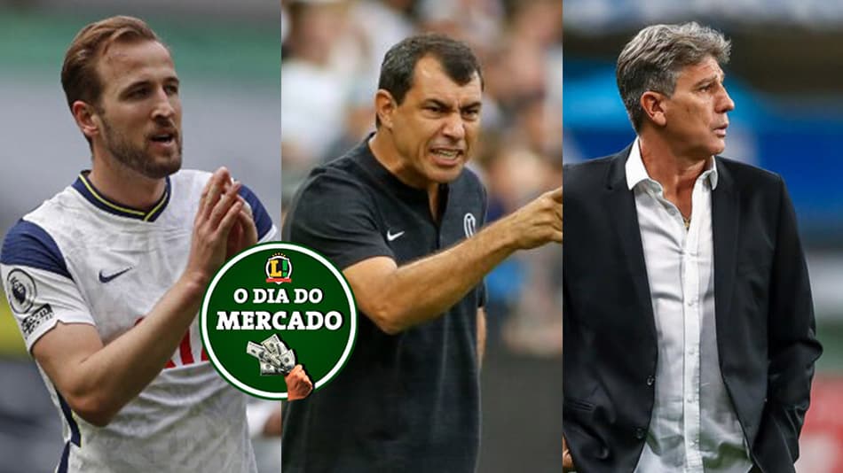 Harry Kane faz pedido ao Tottenham, Corinthians busca novo técnico… O Dia do Mercado