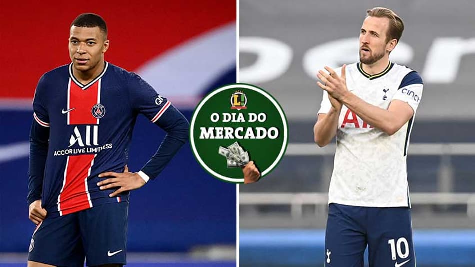 Mbappé impõe condições ao PSG, Kane movimenta o mercado inglês… O Dia do Mercado