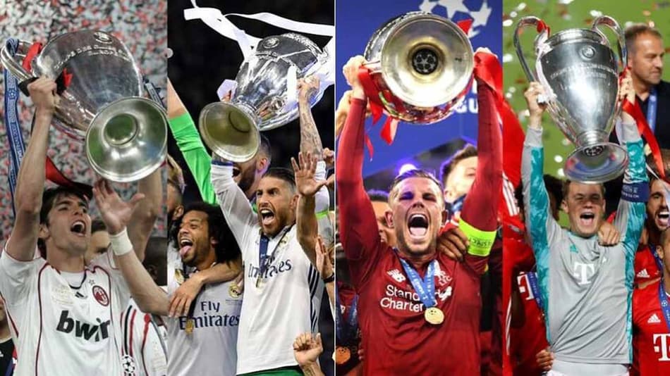 Esquenta para City x Chelsea! Veja os clubes com mais títulos da Champions League