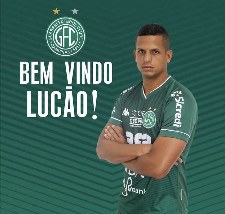 Atacante Lucão assina com o Guarani para a disputa do Brasileirão Série B