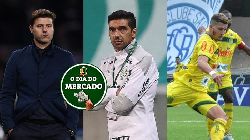 Pochettino pede para deixar o PSG, Abel surpreende no Palmeiras, Santos tem reforços… O Dia do Mercado