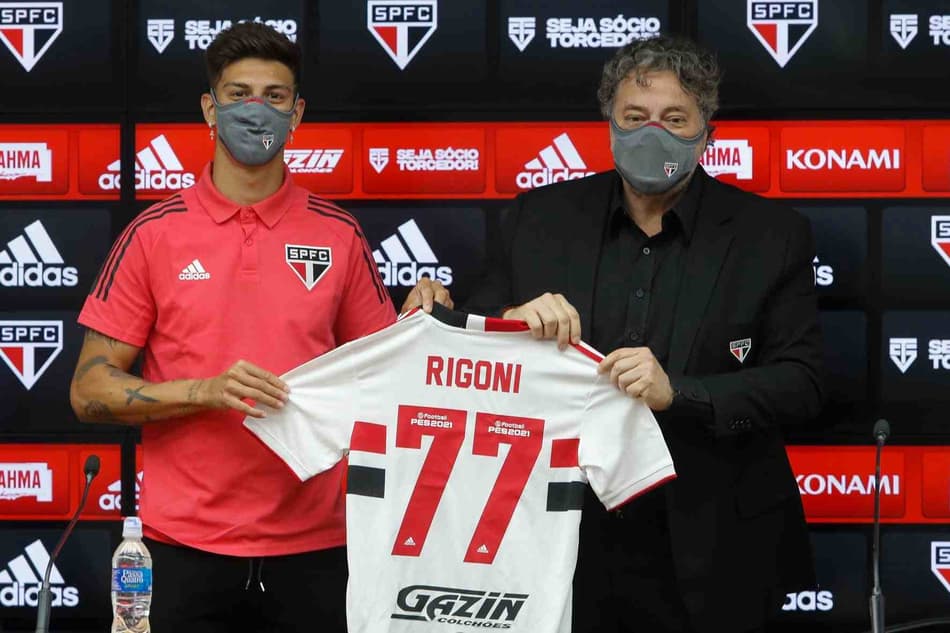 Rigoni é apresentado no São Paulo: ‘Não foi difícil de tomar a decisão’