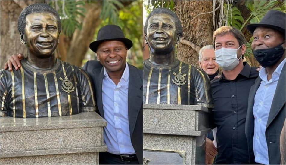 Corinthians inaugura busto em homenagem ao ex-lateral Wladimir