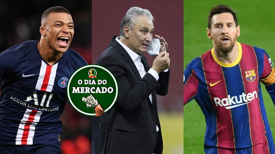 PSG admite estar negociando com Messi e tenta 'cartada' por Mbappé; o futuro de Tite… O Dia do Mercado