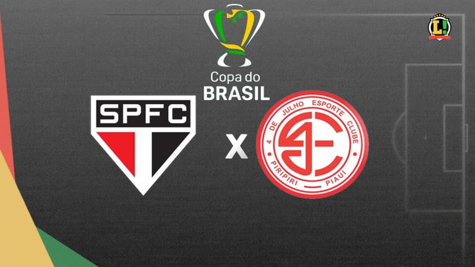 TEMPO REAL: acompanhe agora São Paulo x 4 de Julho pela Copa do Brasil