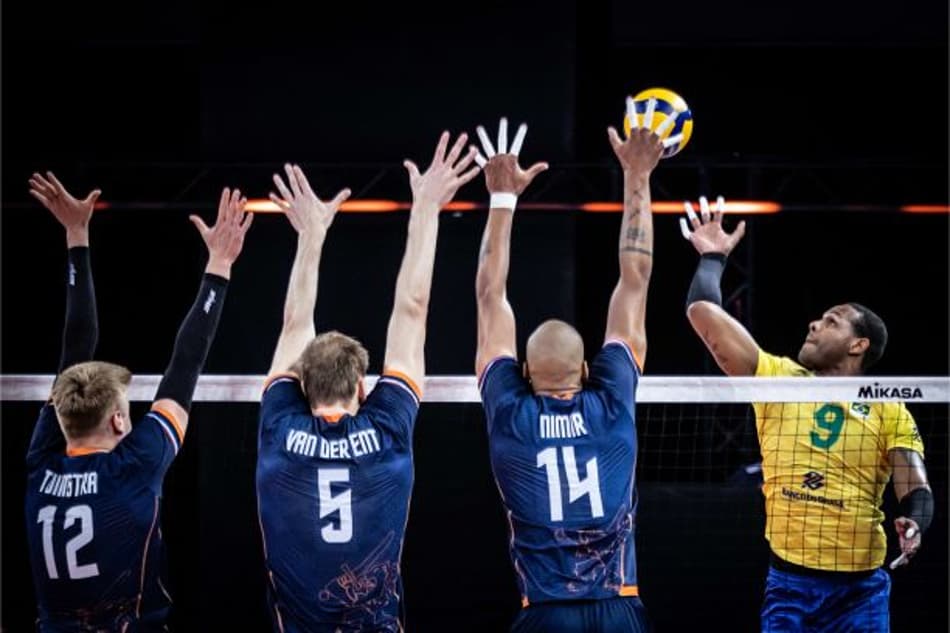 Mais uma vitória brasileira na Liga das Nações masculina de vôlei