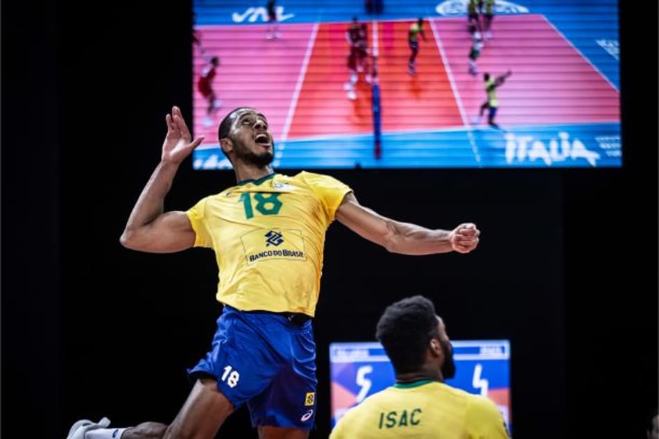 Sem dificuldades, Brasil vence a Bulgária na Liga das Nações de vôlei