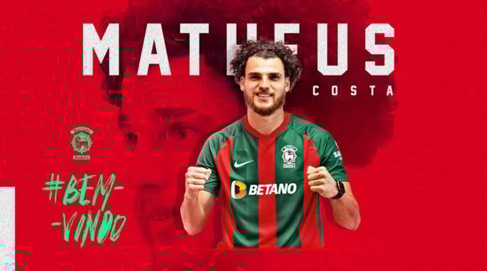 No Marítimo, Matheus Costa quer grande ano no clube da Ilha da Madeira
