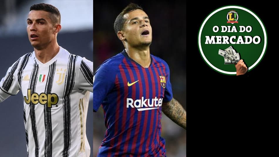 CR7 fala sobre sondagens, Barcelona mira zagueiro da Juve, Coutinho pode voltar para a Inglaterra… O Dia do Mercado