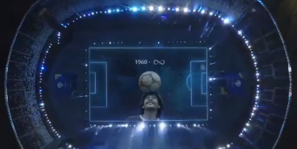 Espetacular! Confira a homenagem prestada pela Conmebol a Maradona na Copa América