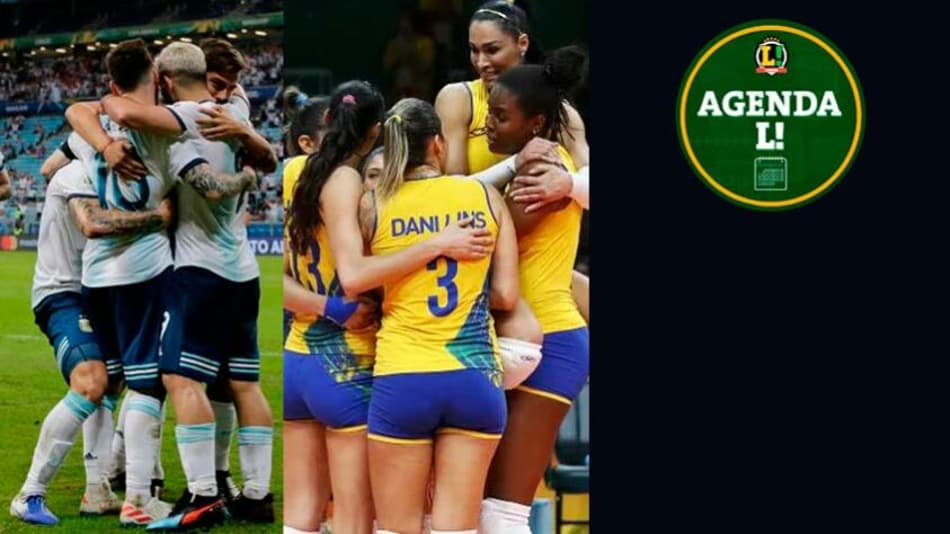 Copa América, Liga das Nações de Vôlei… Saiba onde assistir aos eventos esportivos de sexta-feira