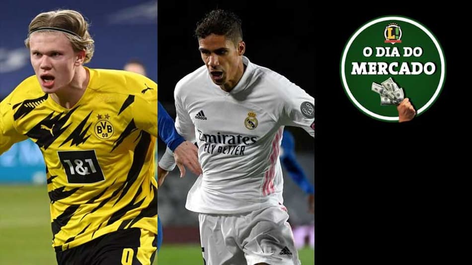 Haaland teria acordo com clube inglês, United faz proposta por Varane, zagueiro se despede do Palmeiras… O Dia do Mercado