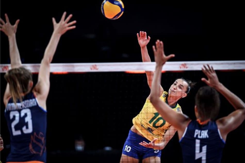 Brasil tem estreia de Natália na VNL e confirma o segundo lugar