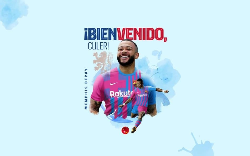 Depay exalta DNA ofensivo e fala em conquistar títulos no Barcelona; confira o vídeo