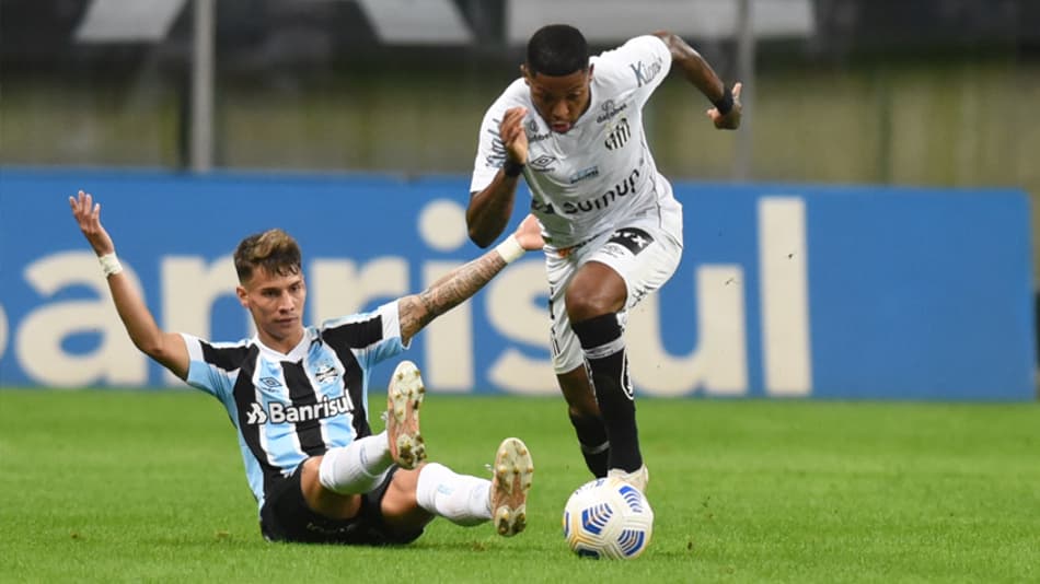 VÍDEO: Teve mini míssil com efeito! Assista aos gols do Santos no empate com o Grêmio