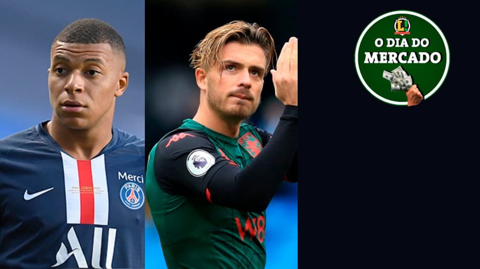 Liverpool pode dar 'chapéu' no Real por Mbappé, City mira Grealish, 'cria' do Flamengo em clubes francês… O Dia do Mercado