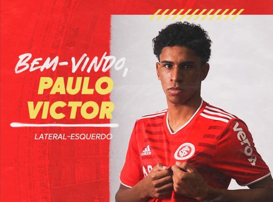 Lateral Paulo Victor é anunciado como reforço pelo Internacional