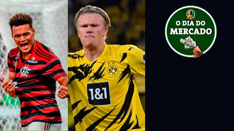 Atlético de Madrid faz proposta por joia do Flamengo, Haaland quer atuar na Inglaterra, Varane na mira do United… O Dia do Mercado