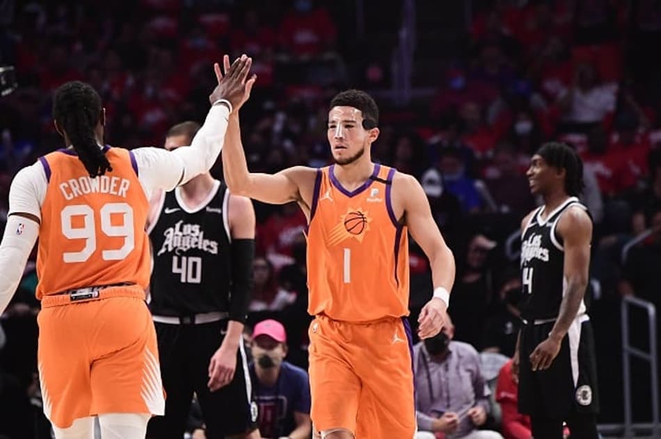 Ex-rivais, Devin Booker e Jae Crowder estão na final da NBA