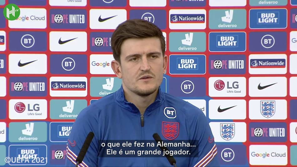 Maguire comenta chegada de Sancho no Manchester United: ‘Talento excepcional’; veja o vídeo