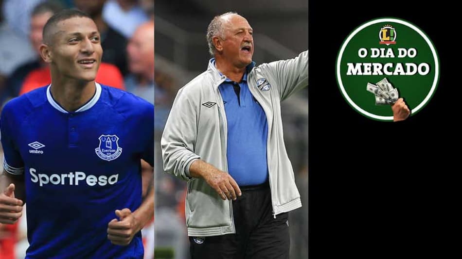 Felipão acerta com gigante brasileiro, Ancelotti quer Richarlison no Real Madrid, 'novela' Calleri… Veja o Dia do Mercado