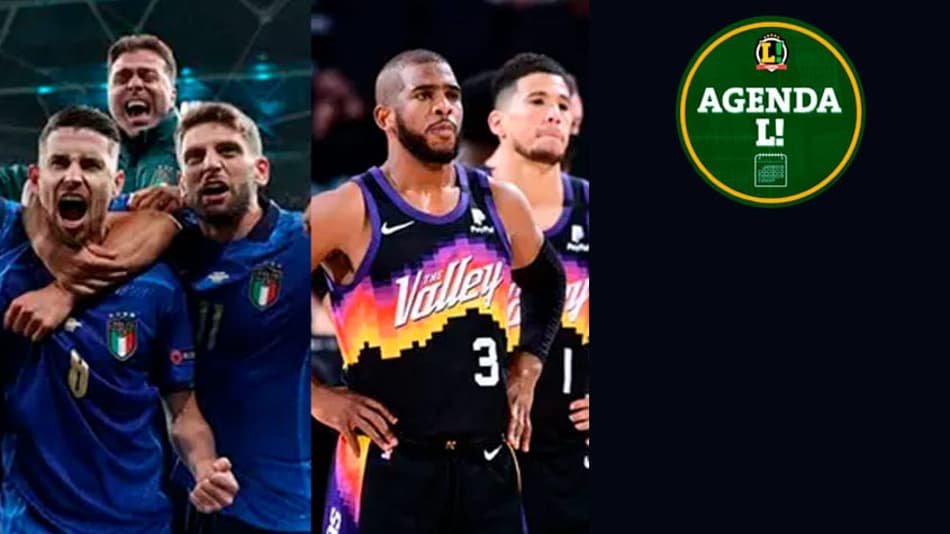 Final da Eurocopa, Brasileirão, NBA… Saiba onde assistir aos eventos esportivos de domingo