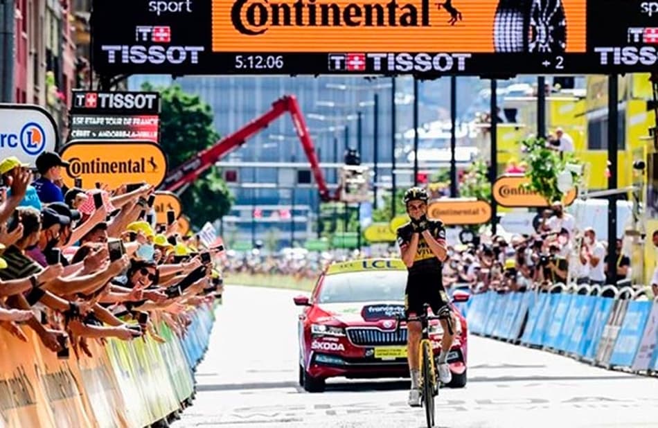 Sepp Kuss vence a 15ª etapa da Volta da França, mas Pogacar segue líder