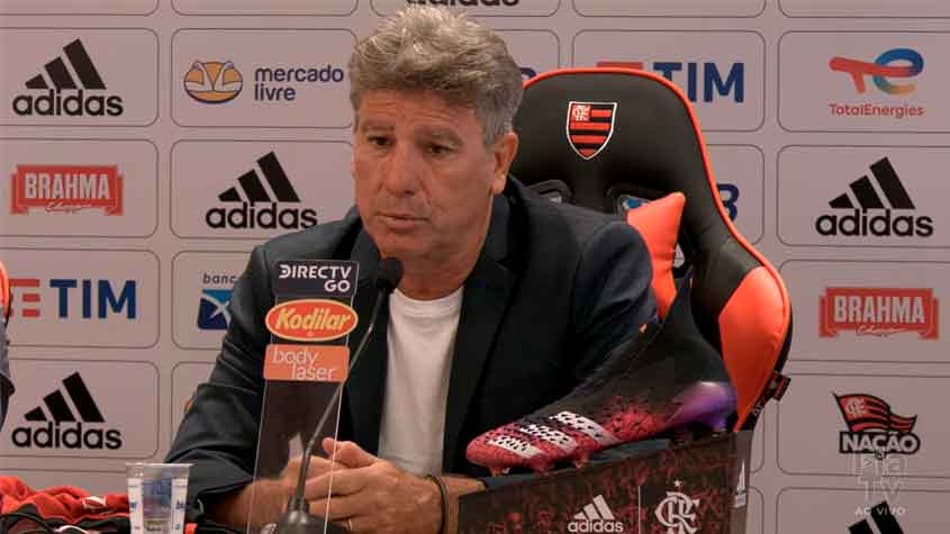 Renato Gaúcho diz que realiza sonho ao treinar o Flamengo: ‘É o mesmo que comandar a Seleção Brasileira’