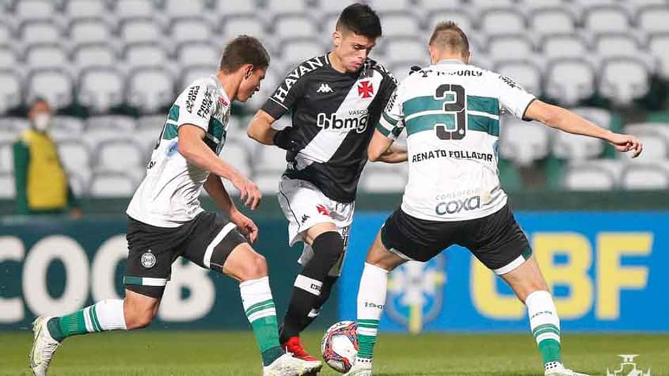 Vasco x Coritiba: onde assistir, prováveis times e desfalques