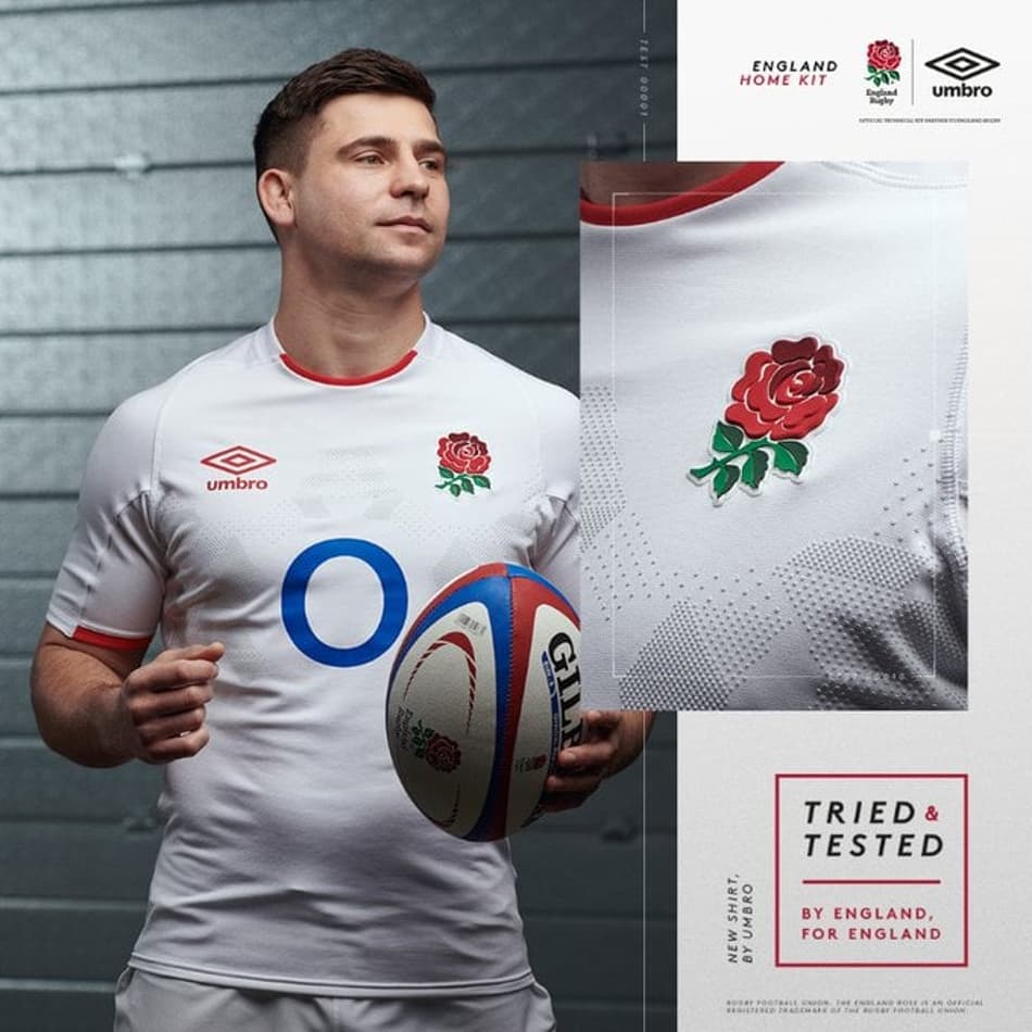 Camisa da seleção inglesa de rugby passa a ser vendida no Brasil