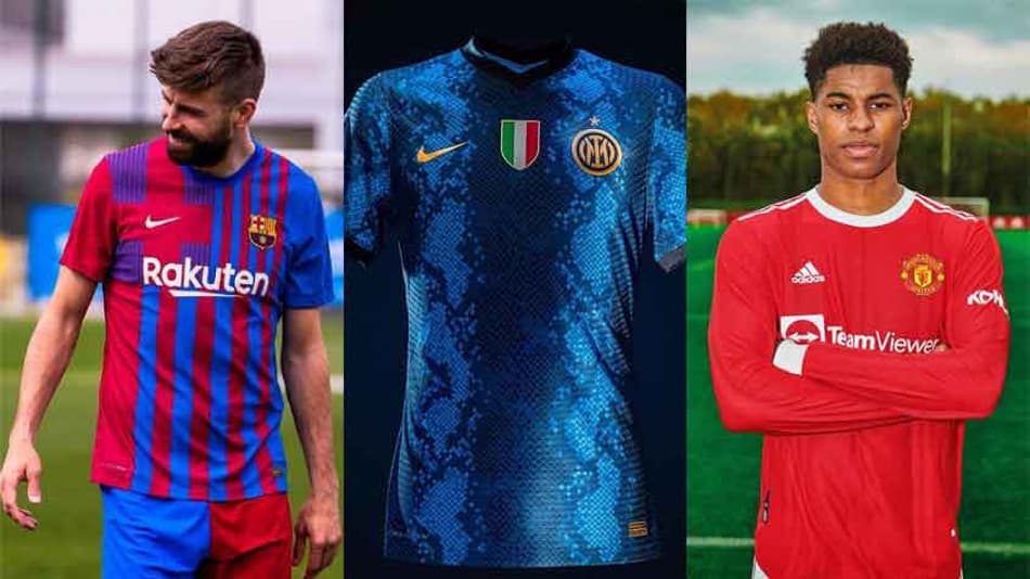 Qual a sua favorita? Veja as camisas já reveladas dos clubes europeus para a próxima temporada