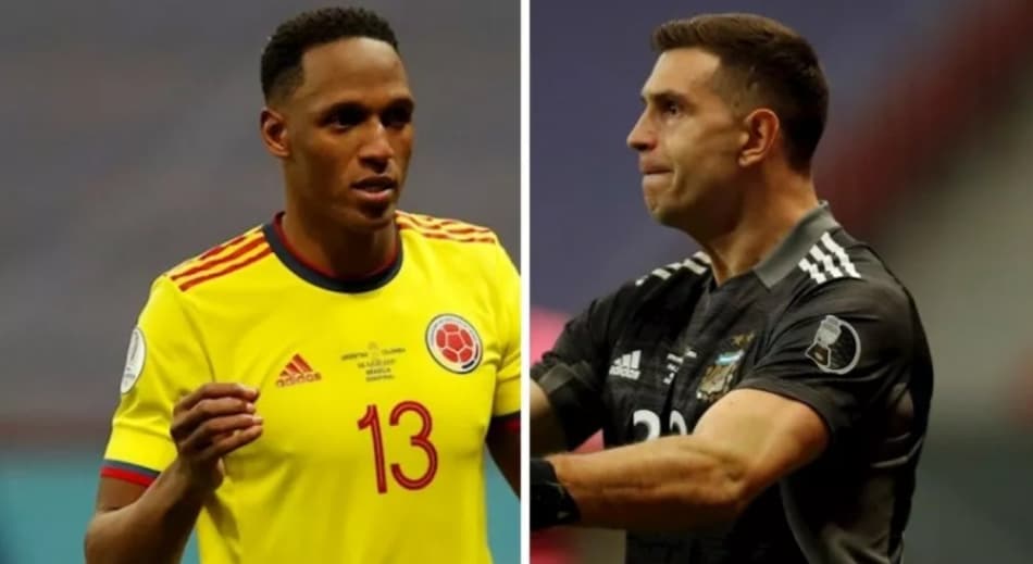 Após provocar em campo, goleiro da Argentina manda mensagem para Mina na rede social; confira