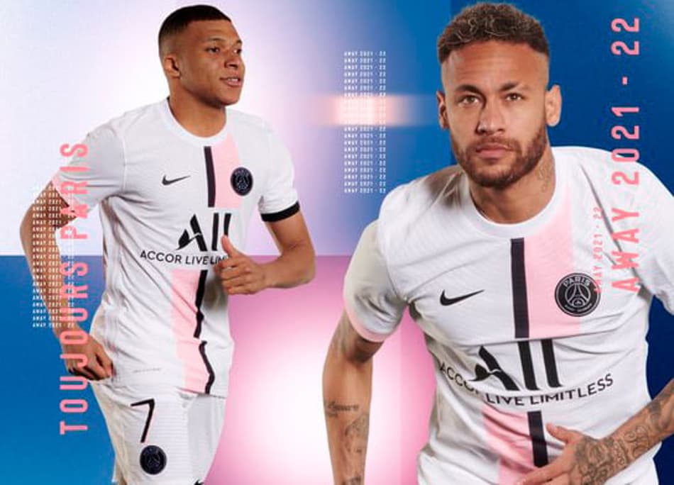 Com Neymar e Mbappé, Paris Saint-Germain divulga novo uniforme