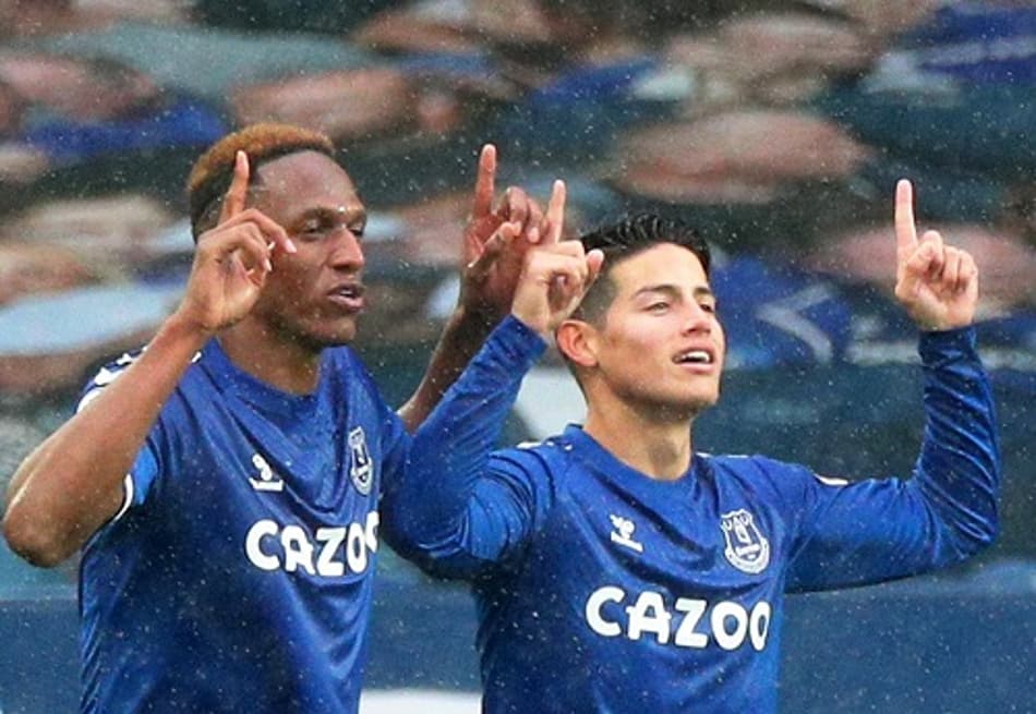 Técnico do Everton rasga elogios à dupla colombiana
