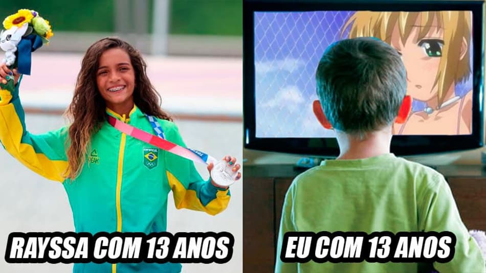 Coitado dos primos dela! Prata de Rayssa Leal, aos 13 anos, gera memes e piadas na web