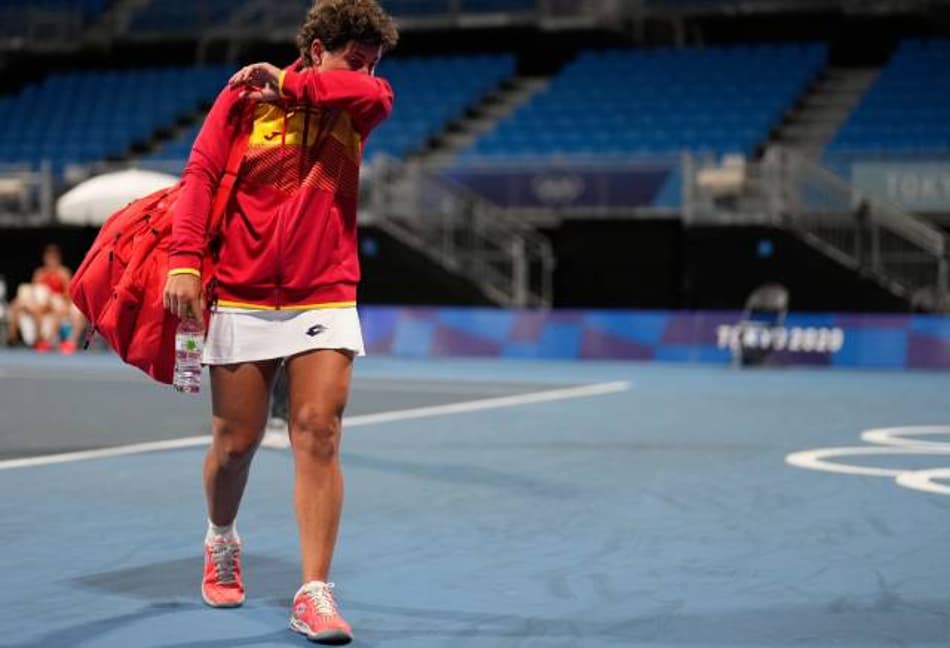 Muguruza e Navarro encerram parceira com muitas lágrimas em Tóquio
