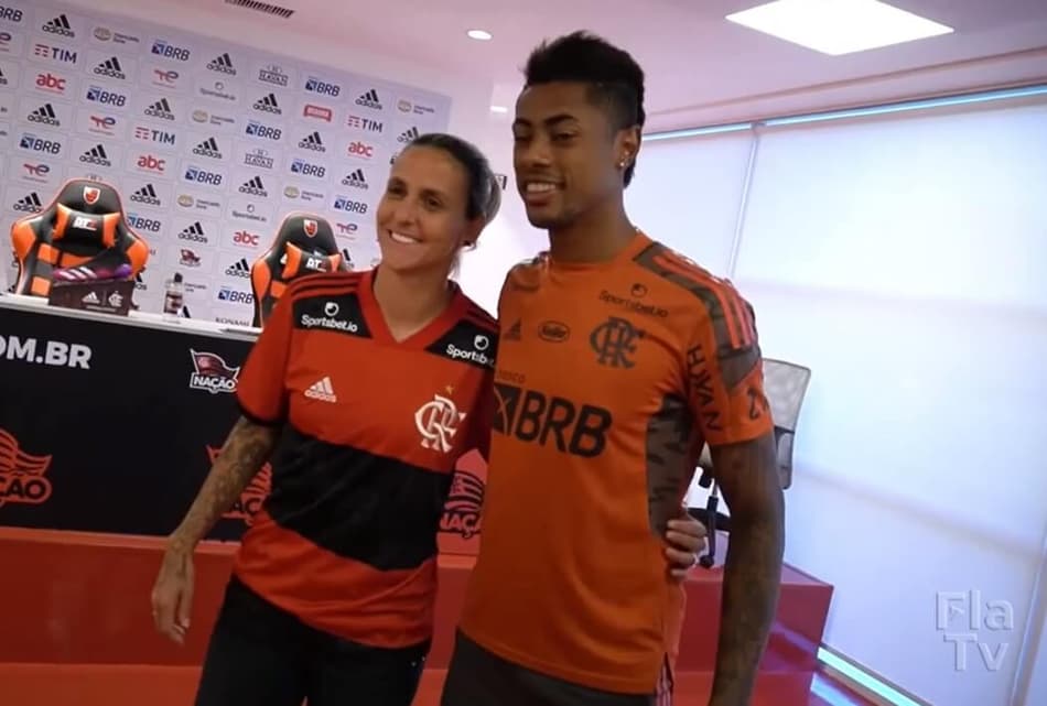 Darlene e Bruno Henrique - Flamengo