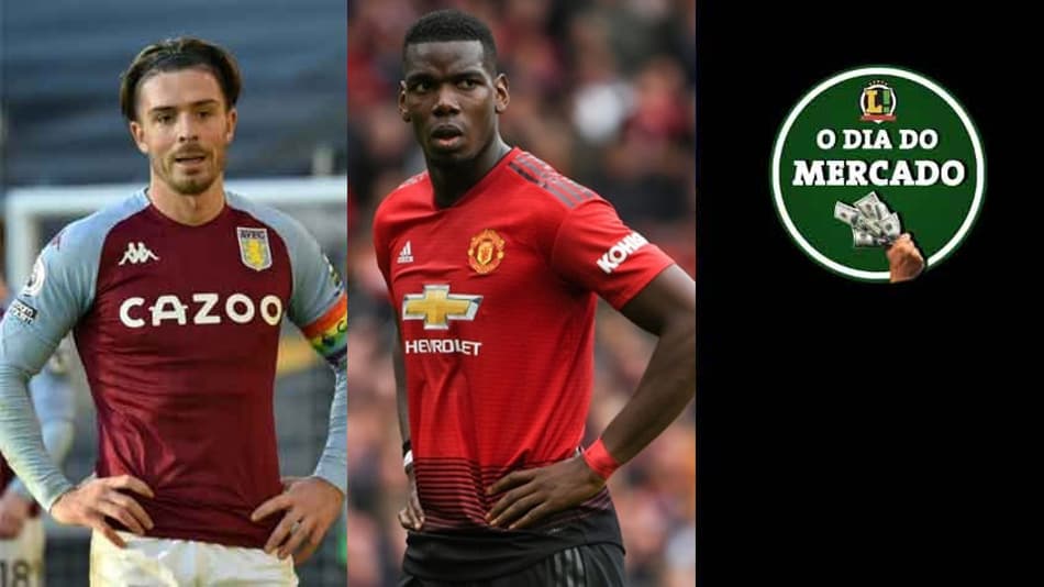 Manchester City prepara oferta para Grealish, Pogba negocia com novo clube, técnico do Barcelona barra duas contratações… O Dia do Mercado