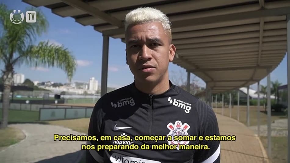 Cantillo quer Corinthians somando pontos em casa contra o Flamengo, mas avisa: ‘Rival difícil’