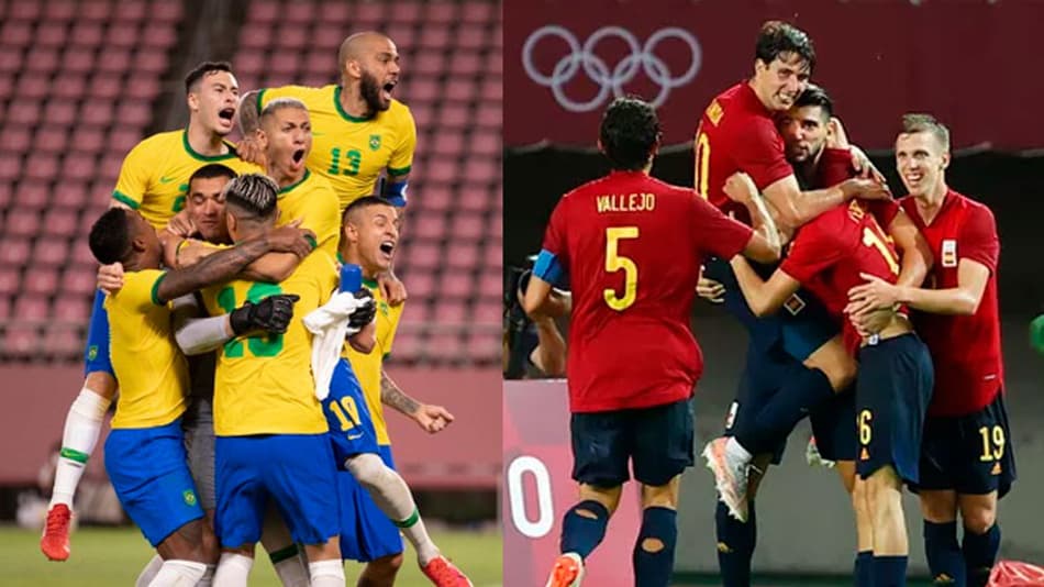 Duelos LANCE! Qual é o melhor time na final do futebol olímpico: Brasil ou Espanha? Vote por posição!