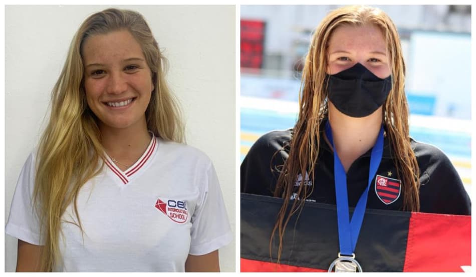 Atleta do Flamengo, aluna do CEL celebra vitória no Brasileiro de natação