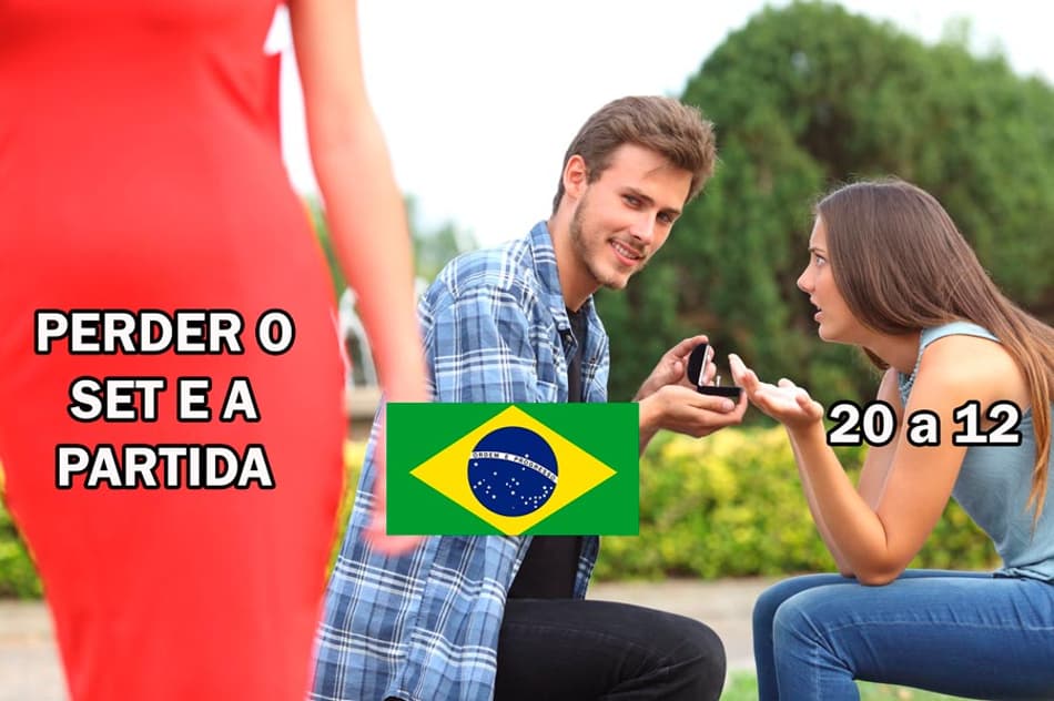 Frustração após 20 a 12! Web não perdoa virada sofrida pelo Brasil no vôlei masculino na Olimpíada