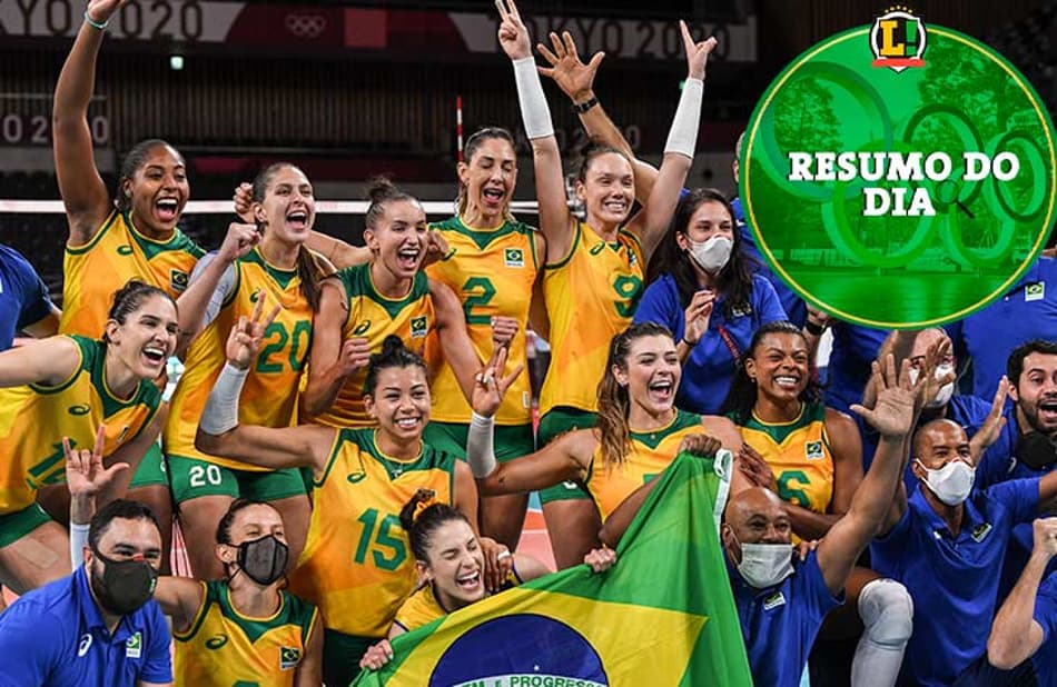 Brasil vai à final do vôlei feminino e bate recorde de medalhas: veja o resumo do dia