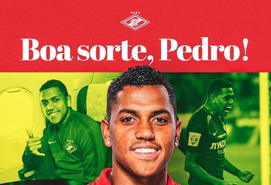Anúncio do Spartak sobre empréstimo de Pedro Rocha ao Athletico
