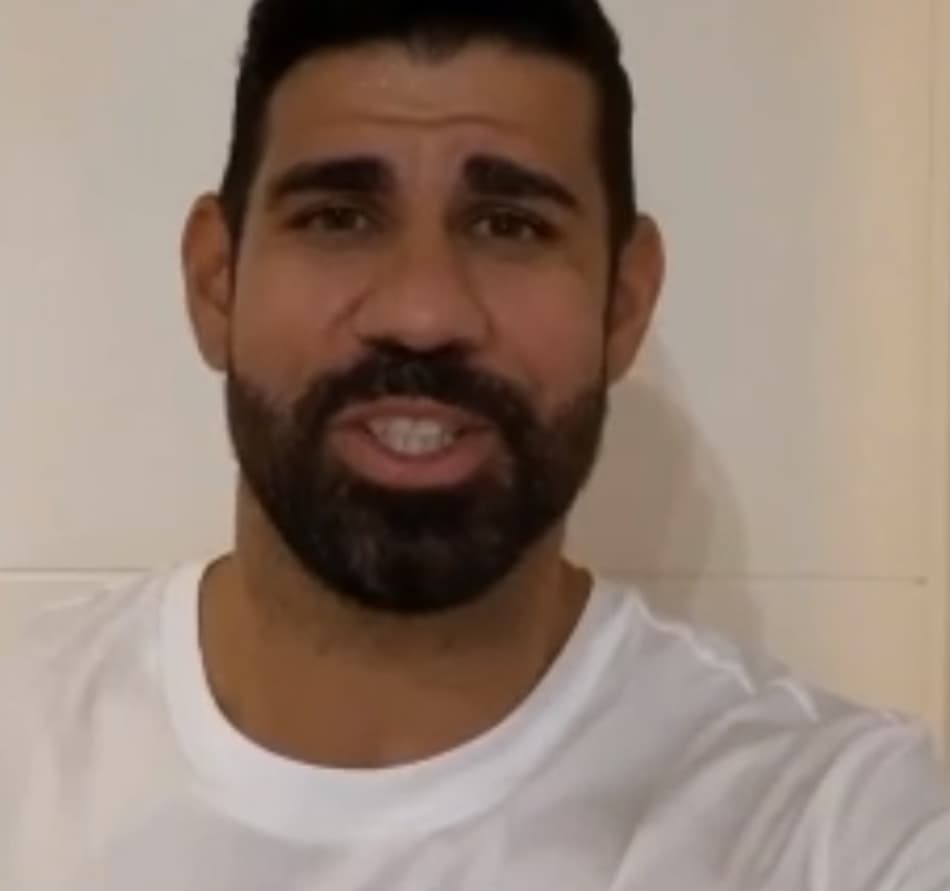 Diego Costa confirma acerto com o Atlético-MG: ‘Aqui é Galo!’