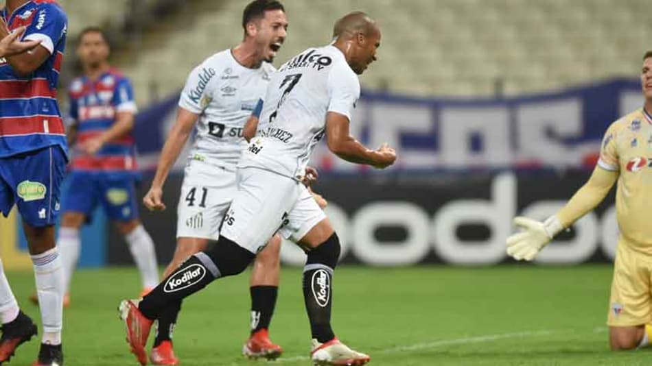 VÍDEO! Veja os gols do empate entre Fortaleza e Santos, pelo Brasileirão