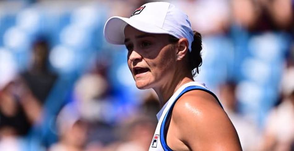 Barty foge de Osaka na chave do US Open