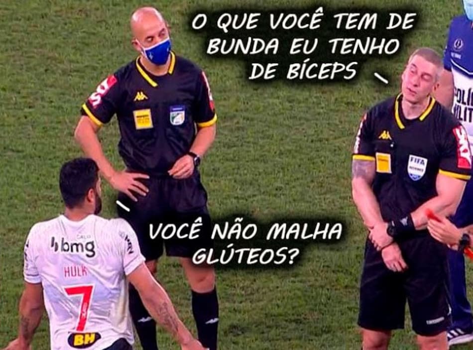 Qual era a resenha? Conversa entre Hulk e Daronco gera memes nas redes sociais