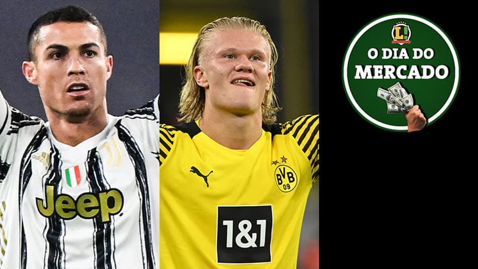 Manchester United anuncia CR7, PSG estuda oferta por Halaand, Corinthians fecha com Roger Guedes… O Dia do Mercado