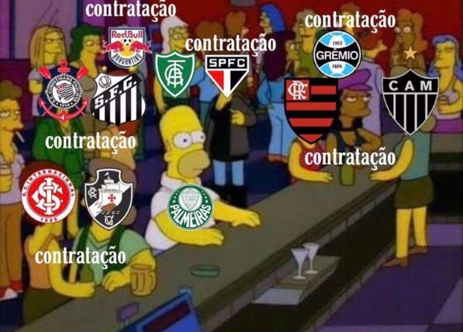 Palmeiras vira alvo de zoações por inércia no mercado de transferências; veja memes